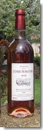 Bouteille Beaujolais Villages rosé 2008.