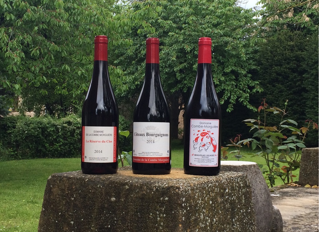 Les vins beaujolais villages.